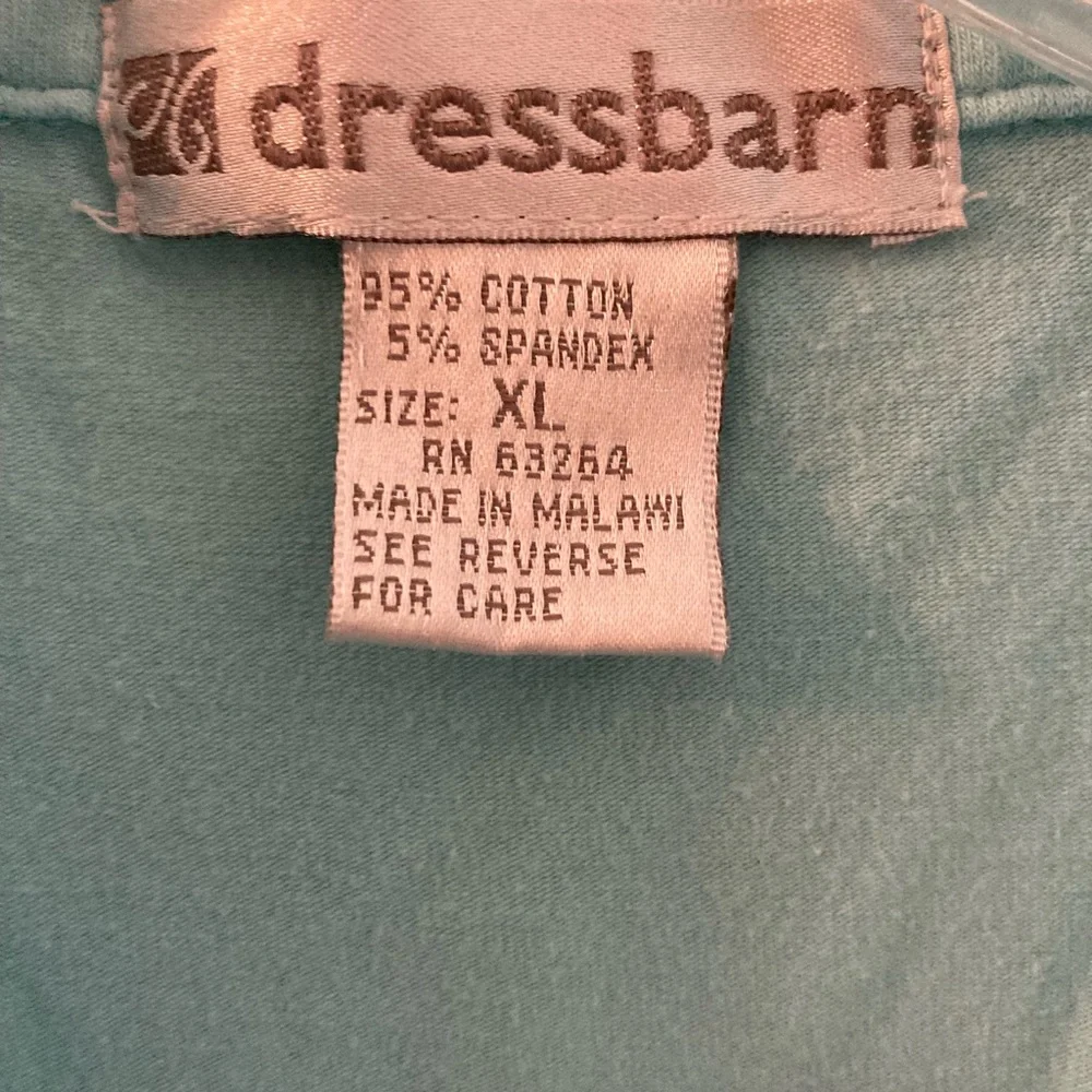 Blouse xl dress barn short sleeve polo